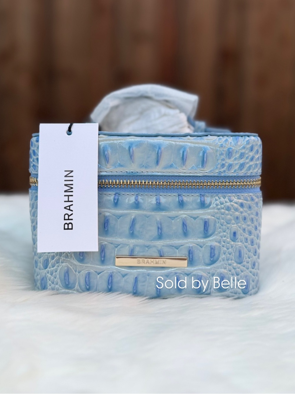 NWT Brahmin Small Charmaine Heavenly Blue Melbourne